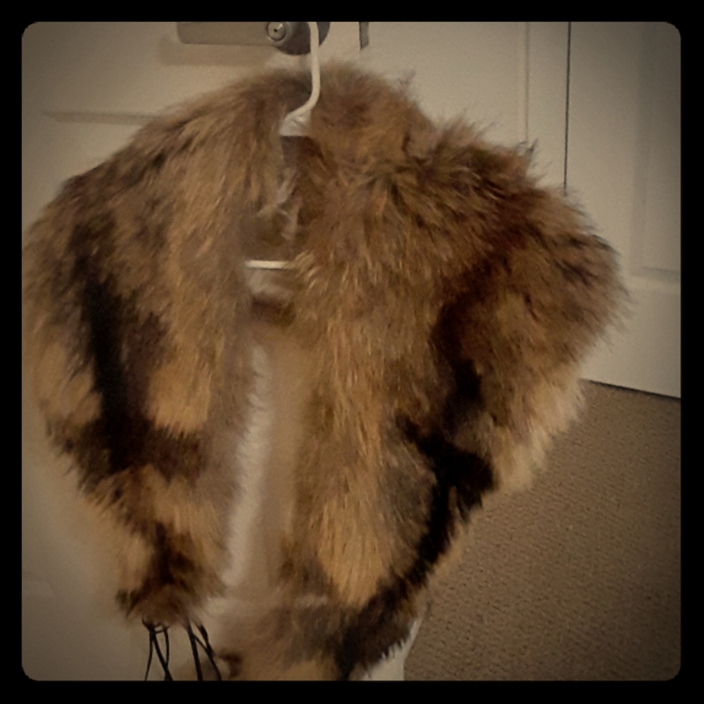 Fur cape